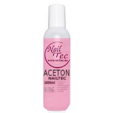 Nailtec aceton růžový,jahoda,1000ml