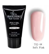 Francheska POLY GEL,SOFT PINK-45ml-č.752