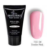 Francheska POLY GEL,TENDER PINK-45ml-č.753