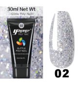 YAYOGE poly gel glitter,30 ml-02