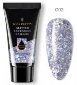 Born Pretty poly gel glitter,30 ml-BP-G02