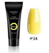 PHOENIXY poly gel, 15 ml - č.14- YELLOW