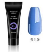 PHOENIXY poly gel, 15 ml - č.15- BLUE